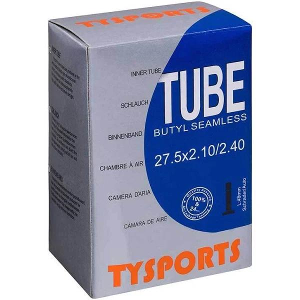 Ty Sports 27.5 x 2.10-2.40 Schrader Valve 48mm MTB Tube