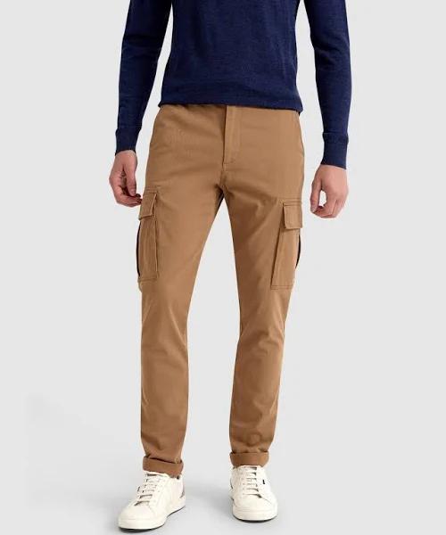 Oxford Carl Cargo Pants in Caramel Brown 78