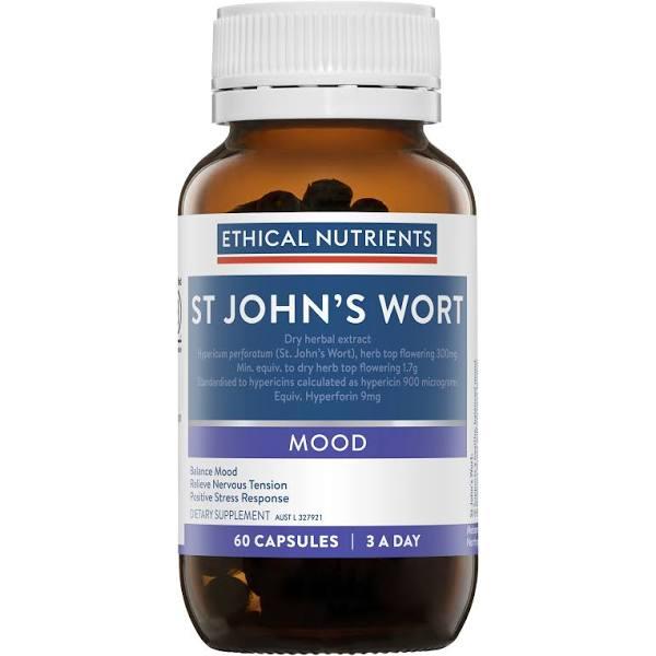 Ethical Nutrients Clinical Strength ST John's Wort 60 Capsules