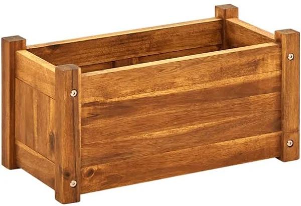 Garden Raised Bed Acacia Wood - 50x25x25 cm