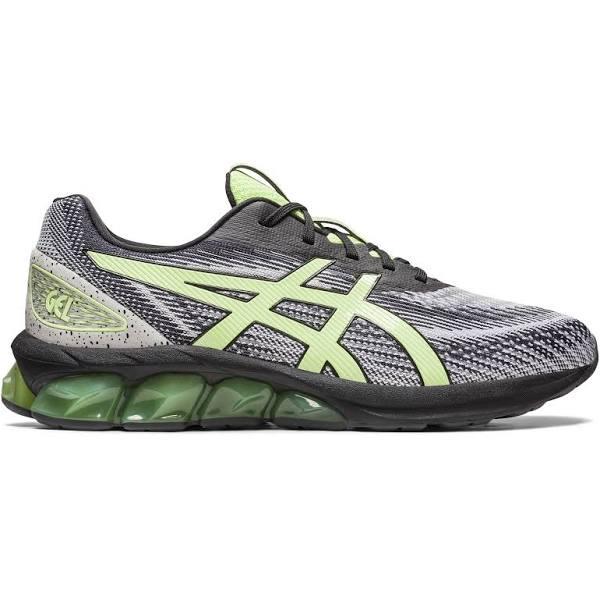 ASICS Men's Gel-Quantum 180 VII - Sportstyle Sneakers - Black/Lime Green 7.5