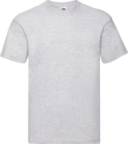 Fruit of The Loom Mens Original Heather T-Shirt Heather Grey S Cotton Polyester Mens T-Shirt