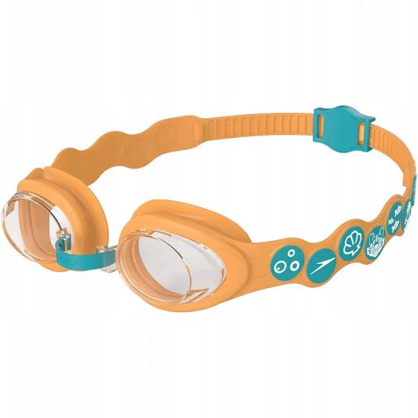 Speedo Infant Spot Goggles - Clear/Aquarium/Orange - One Size