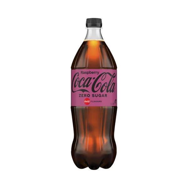 Coca - Cola Zero Sugar Raspberry Soft Drink Bottle 1.25L