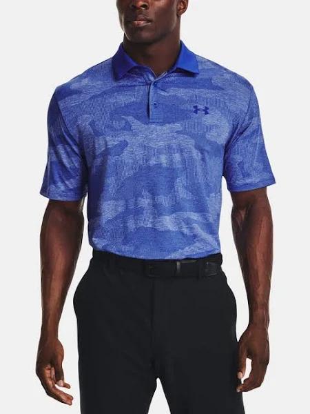 Under Armour Playoff 2.0 Jacquard Polo - Versa Blue/Oxford Blue