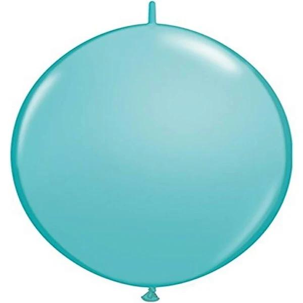 Pioneer 63574 6 in. Quick Link Latex Balloon - Caribbean Blue