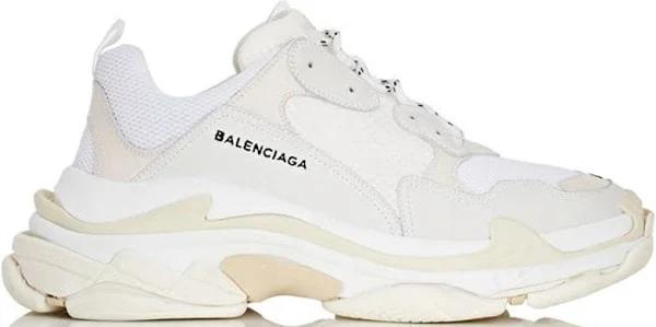 Balenciaga Men's Triple S Sneakers - White - Size 43 (10)