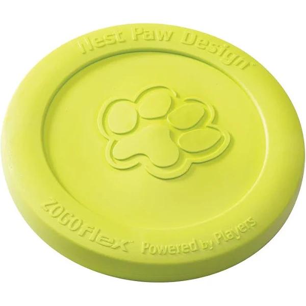 West Paw Green Zisc Flying Disc Fetch Dog Toy - Small