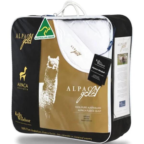 Kelly & Windsor Alpaca Gold 200 Quilt Double