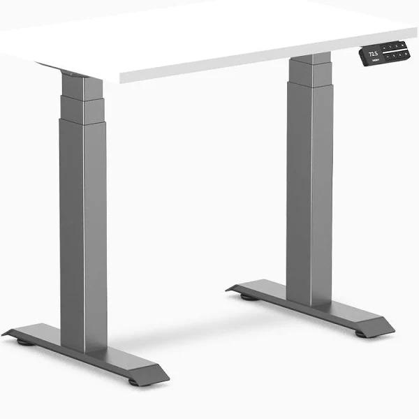 Desky Dual Mini Sit Stand Desk - White 800 x 500