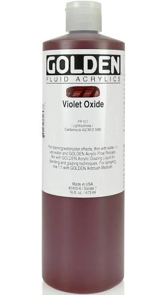 Golden Fluid Acrylic 473ml Violet Oxide