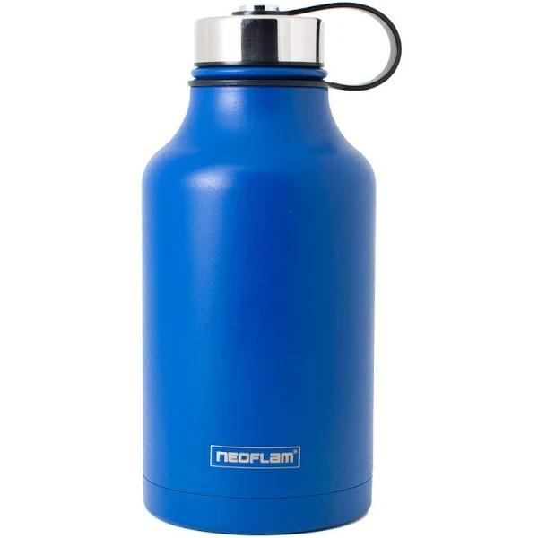 Neoflam 1.9L All Day Stainless Steel Double Walled and Vacuum Insulated Water Bottle - Blue