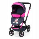 Bayer Xeo Compact Doll Pram - Confetti