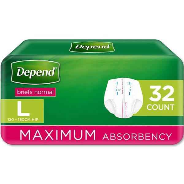 Depend Brief Normal Large CT of 32