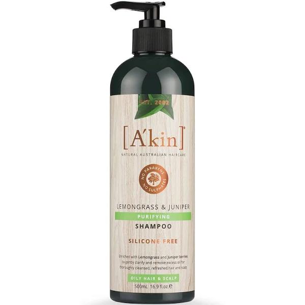 A'Kin: Purifying Lemongrass & Juniper Shampoo - 500ml