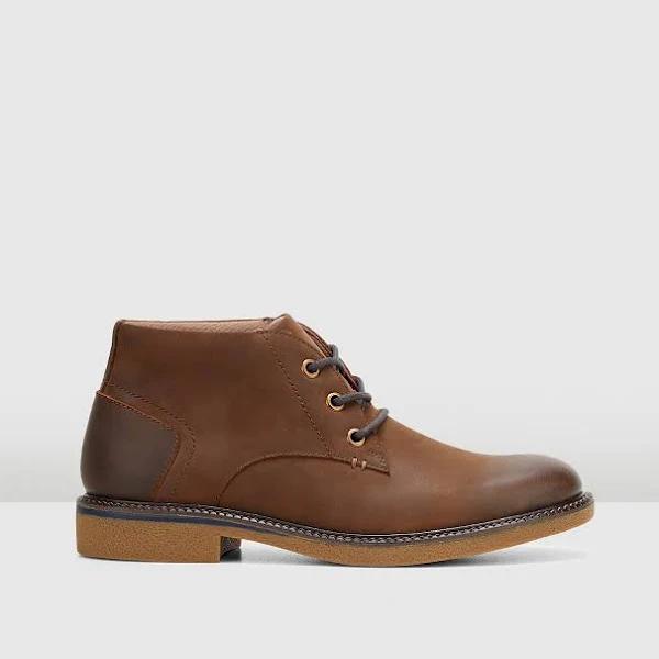 Hush Puppies Michigan Brown Rub Boot Brown 9