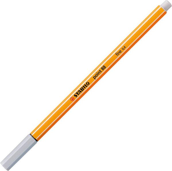 STABILO 88 Point Fineliner Pen Light Grey