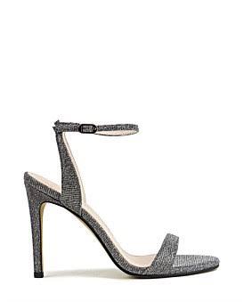 Edward Meller Wisp100 Single Strap Sandal Pewter Ritz