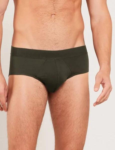 Men's Everyday Briefs | Organic Bamboo Eco Wear | Boody | Dark Olive / M