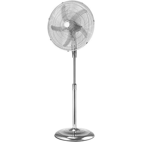 Heller Pedestal Oscillating Floor Fan Chrome 50cm