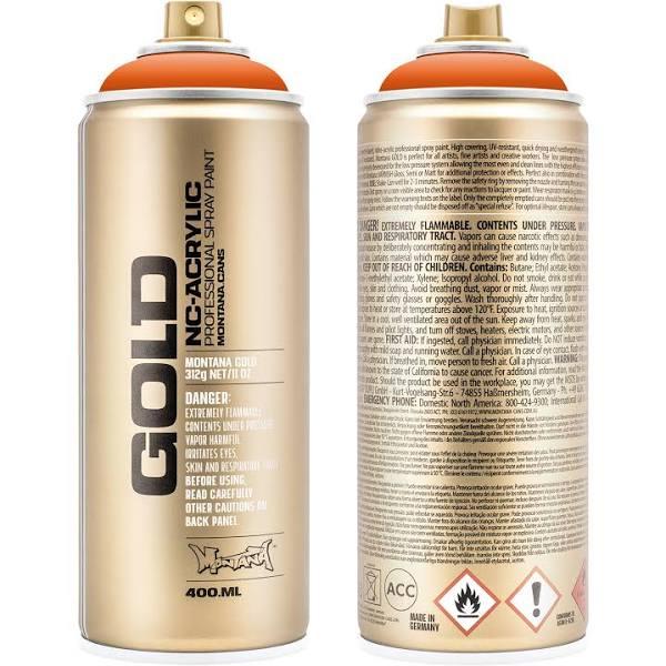 Montana Gold Spray Paint 400ml Shock Orange