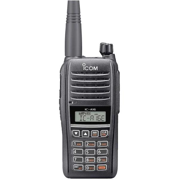 Icom IC-A16E Airband VHF Handheld Transceiver (Bluetooth Version) 6 Watt (PEP)