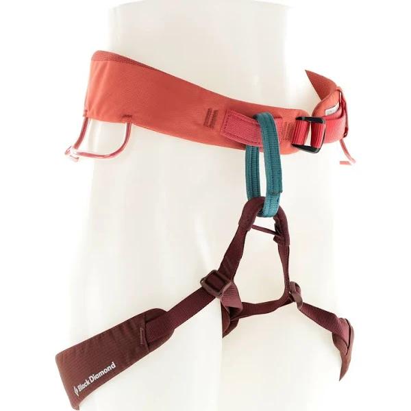 Black Diamond Momentum Womens Climbing Harness - Baja Sunrise - S