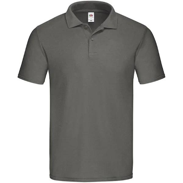 Fruit of The Loom Mens Original Polo Shirt (Light Graphite) (M)