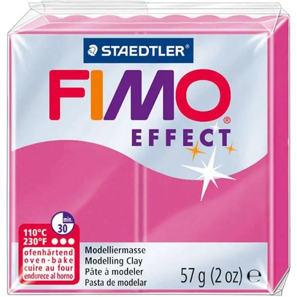 Staedtler 8020-286 Fimo Effect Standard Block - Ruby Quartz