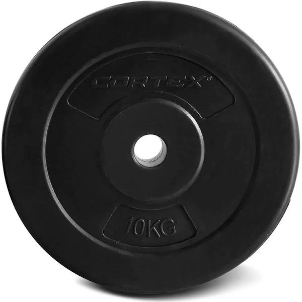 Cortex 10kg EnduraShell Standard Weight Plates 25mm (2 Pack)