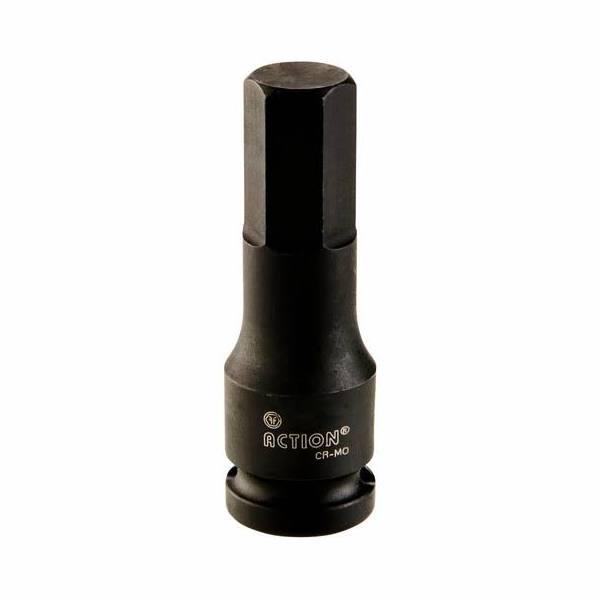 Action 64821014 - Impact Socket In-Hex 1/2" Drive 7/16" 75mm Long