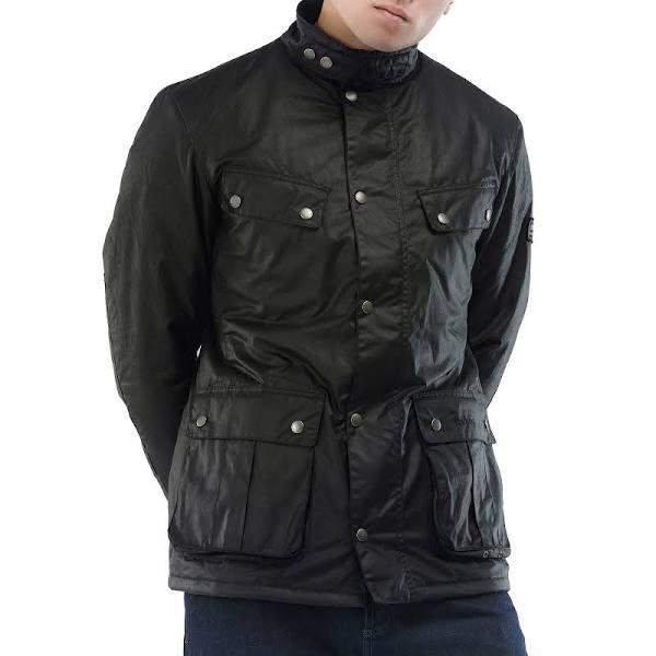 Barbour International Duke Wax Jacket - Green - M