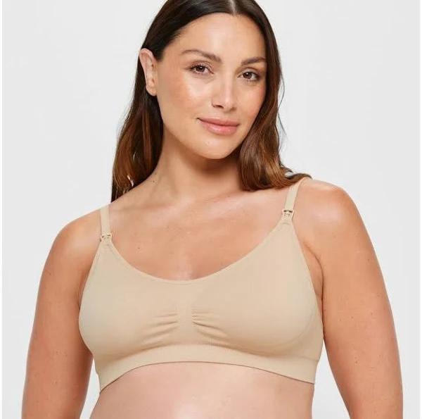 Target Maternity Seamfree Wirefree Bra - Neutral - 12 - AfterPay & zipPay Available