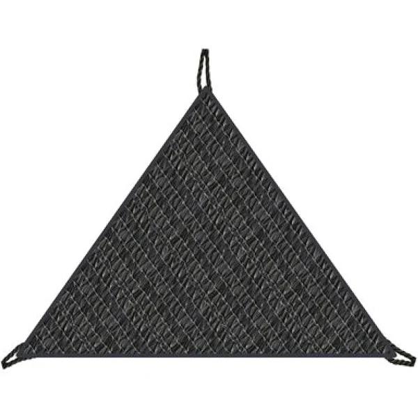 Coolaroo 3M Charcoal Ready-To-Hang Triangle Shade Sail