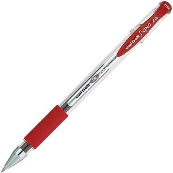 Uni-Ball Signo Gel Grip (UM-151S) Rollerball Pen Fine 0.7mm Red - Box of 12