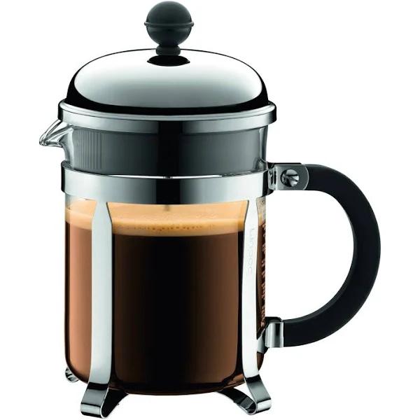 Bodum Chambord 4 Cup French Press Coffee Maker, Chrome, 0.5 L