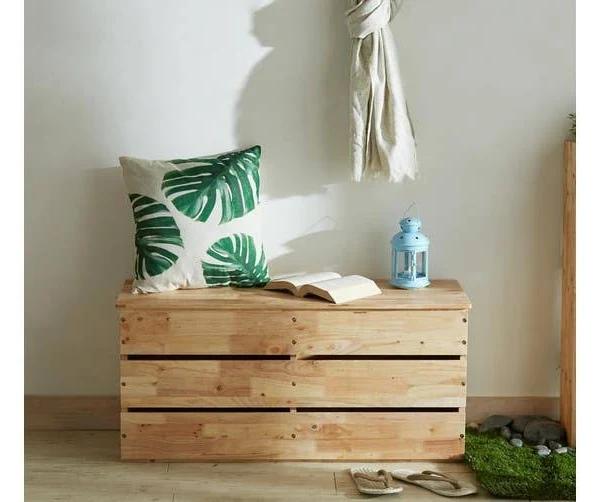 Wooden Storage Bench