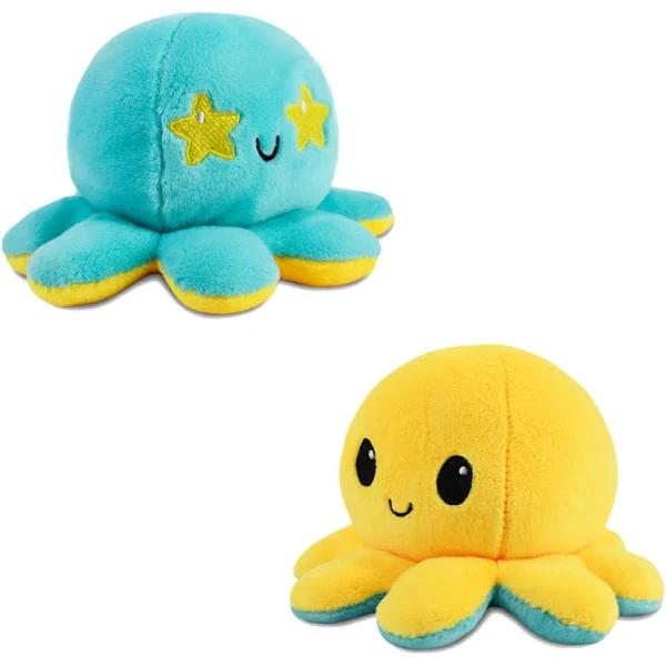 Reversible Octopus Plushie - Starry Eyes