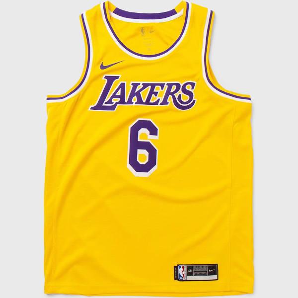 Nike Los Angeles Lakers LeBron James 2021/22 Mens Icon Jersey Gold XL