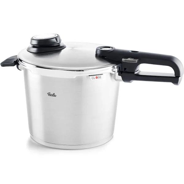 Fissler Vitavit Premium Pressure Cooker With Steamer Insert - 6.3 Quart