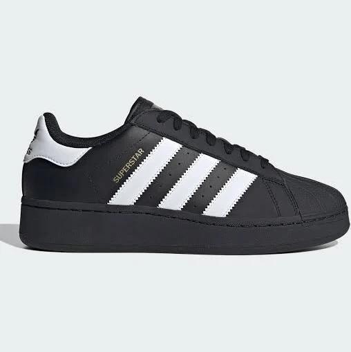 Adidas Originals Superstar XLG Sneakers in Black / White Stripes