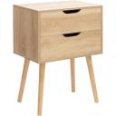 Sanda 2 Drawer Bedside Table