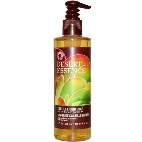 Desert Essence Castile Liquid Soap with Organic Tea Tree Oil - 8 fl oz