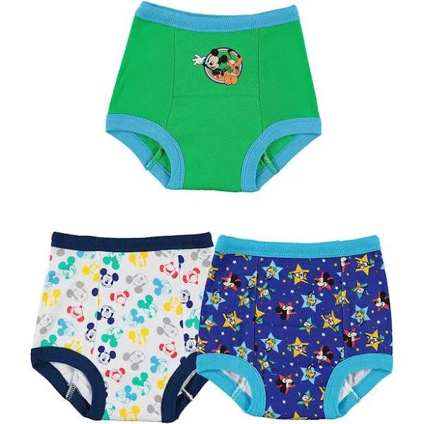 Disney Boys' Mickey Mouse 3pk Training Pant