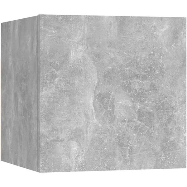 vidaXL - Wall Mounted TV Cabinet - Concrete Grey - 30.5x30x30 cm