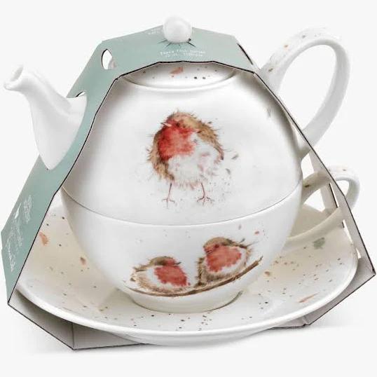 Royal Worcester Wrendale Tea For One Robin