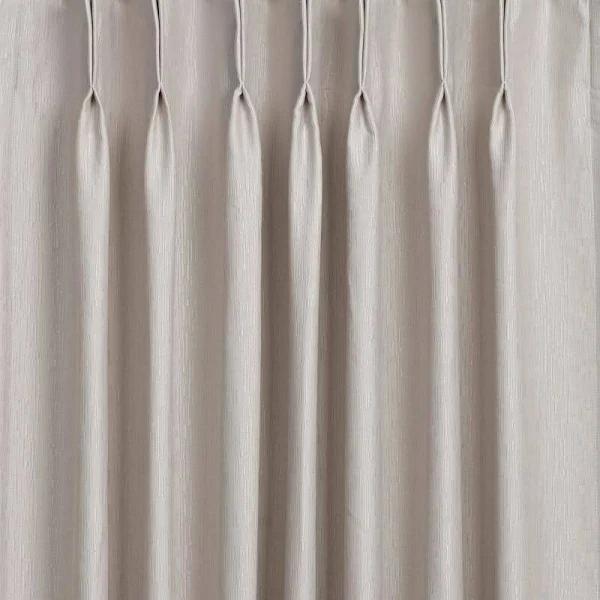 Selina Blockout Pinch Pleat Curtains Nougat