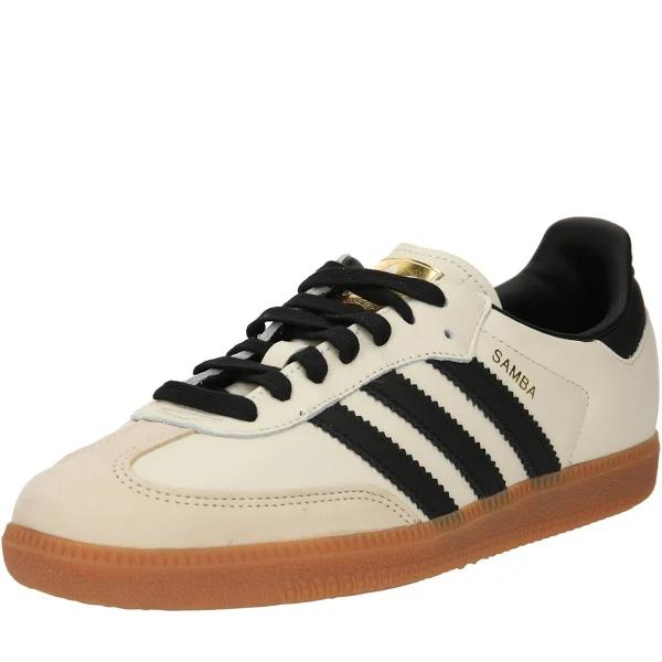 adidas-Samba OG Shoes-Women-Cream White / Core Black / Sand Strata-11