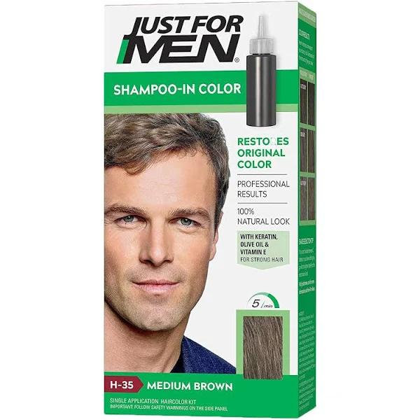 Just For Men Shampoo in Hair Color, Medium Brown