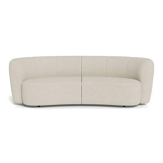 Lune Fabric Modular Sofa Cream by Freedom